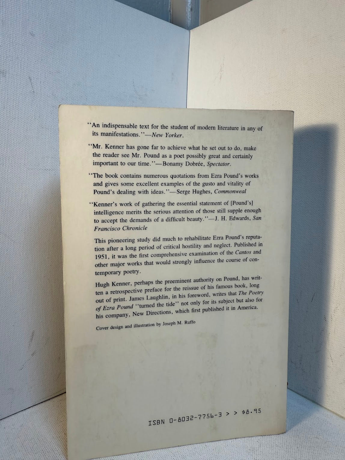The Poetry of Ezra Pound by Hugh Kenner