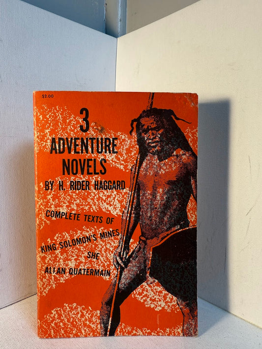 3 Adventure Novels by H. Rider Haggard