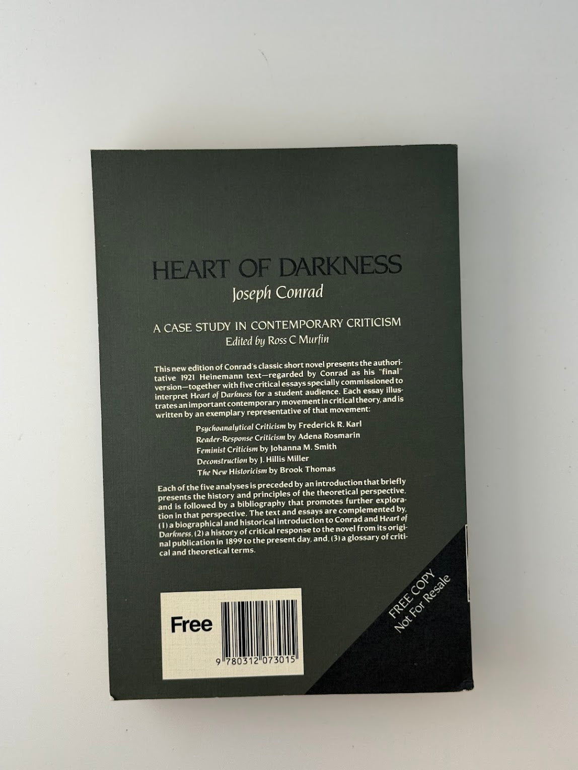 Heart of Darkness by Joseph Conrad