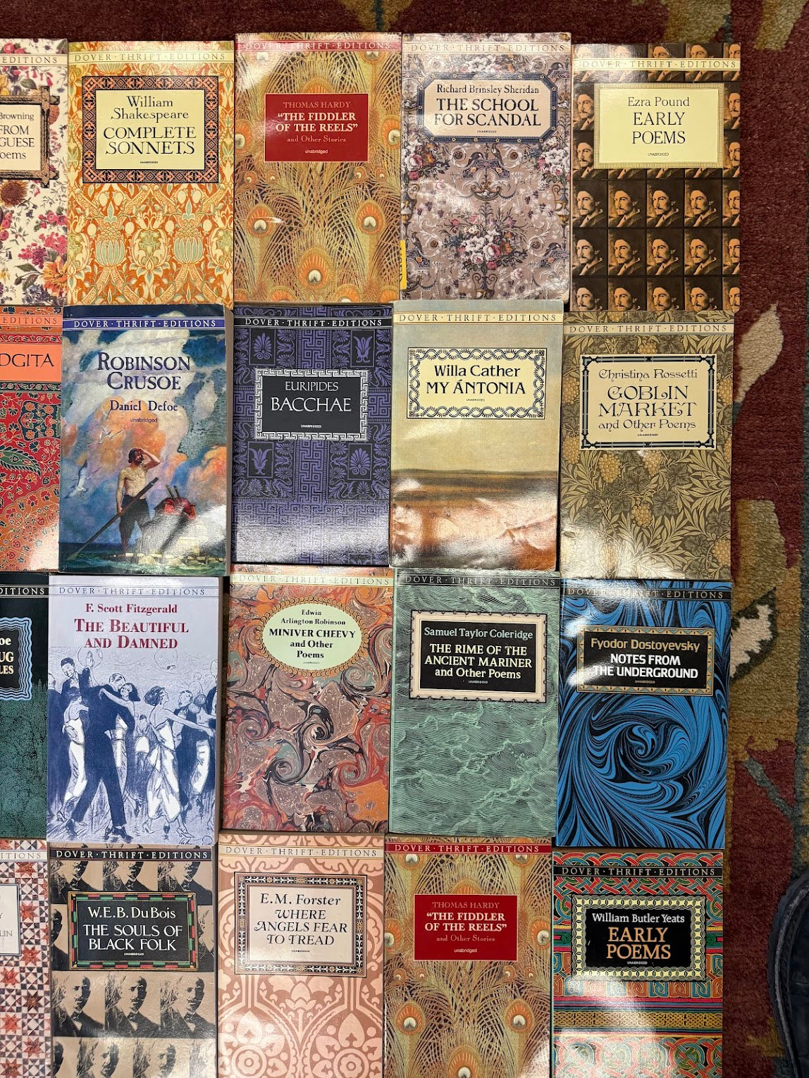 Collection of 60+ Dover Thrift Classic Editions