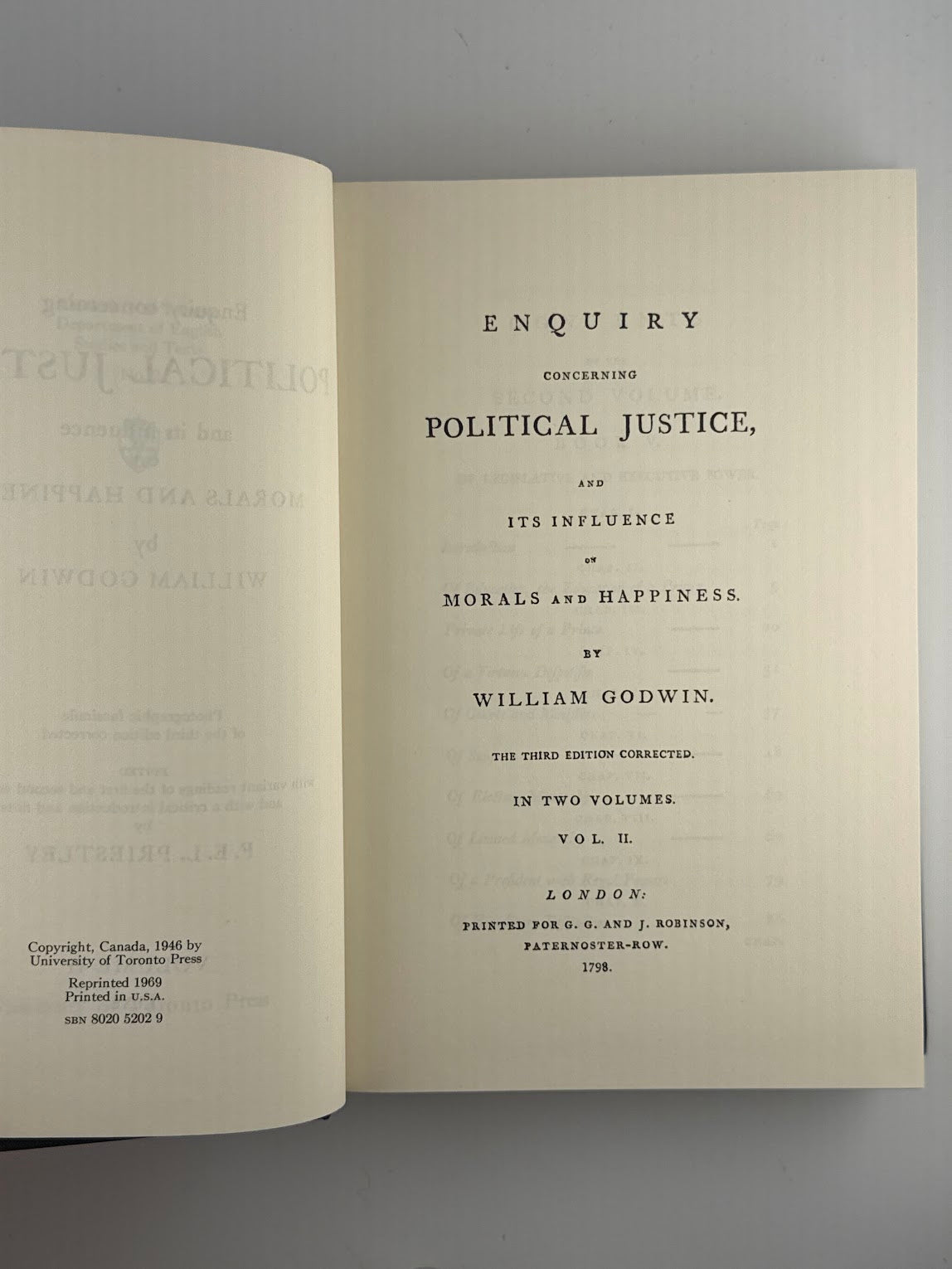 Enquiry Concerning Political Justice by William Godwin