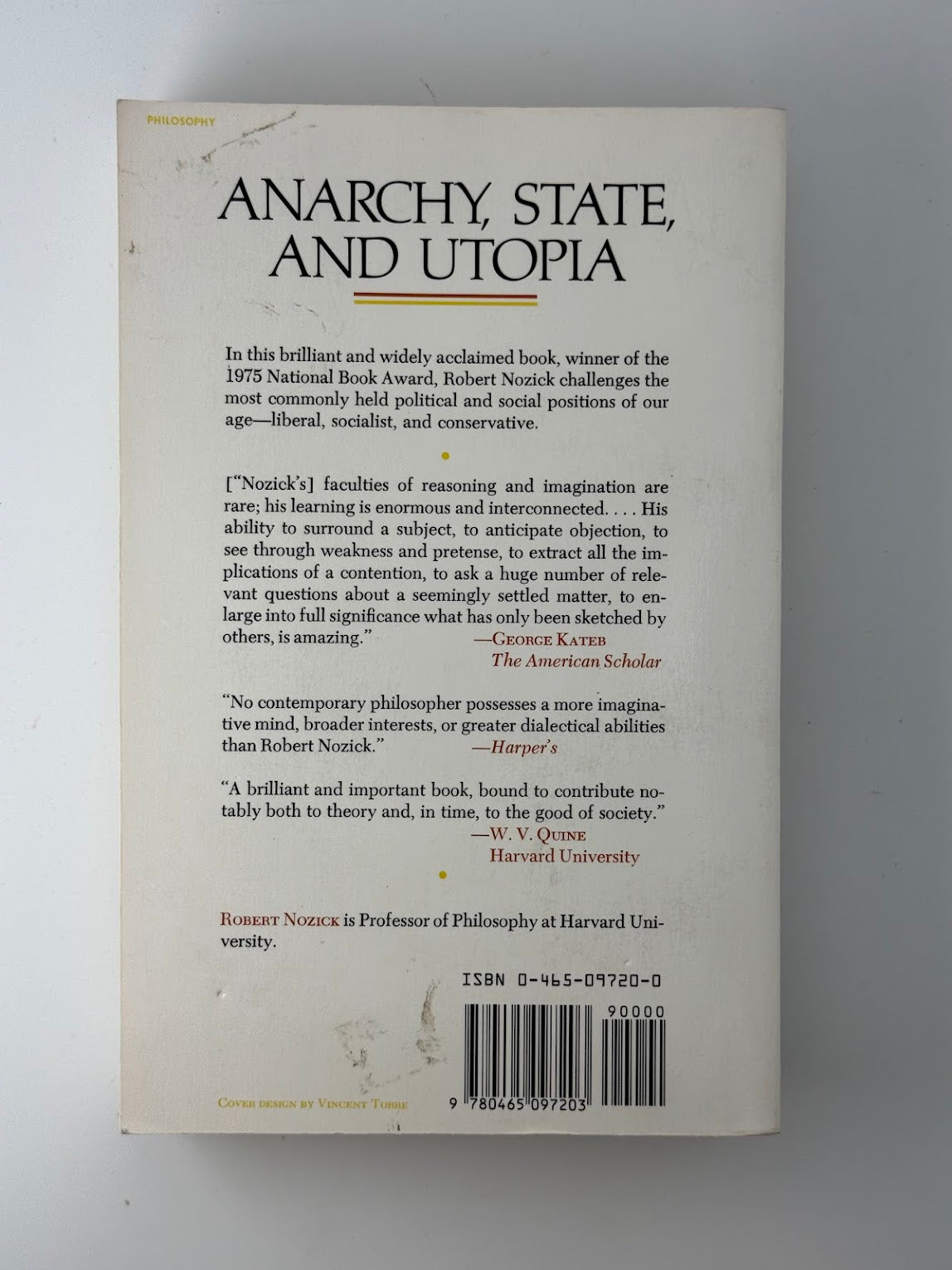 Anarchy, State and Utopia by Robert Nozick