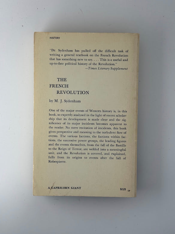 The French Revolution by M.J. Sydenham