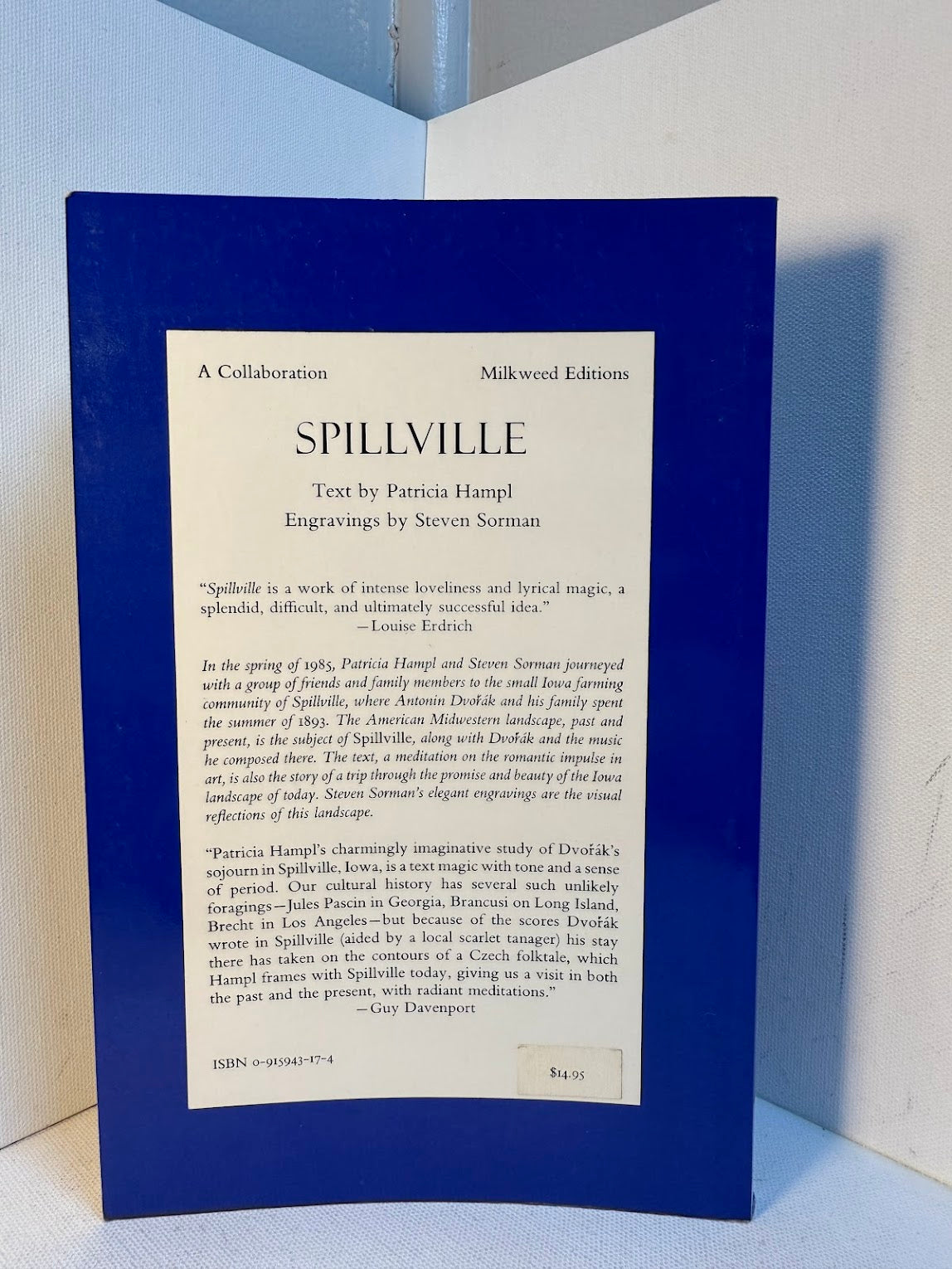 Spillville by Patricia Hampl (signed)