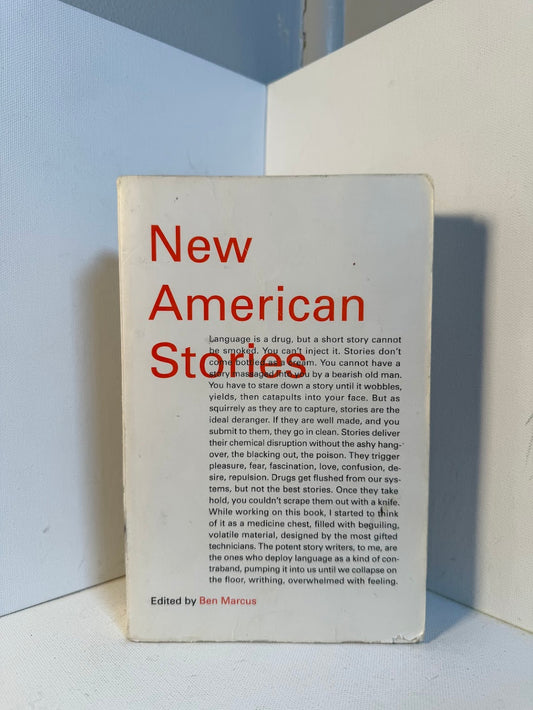 New American Stories edited by Ben Marcus