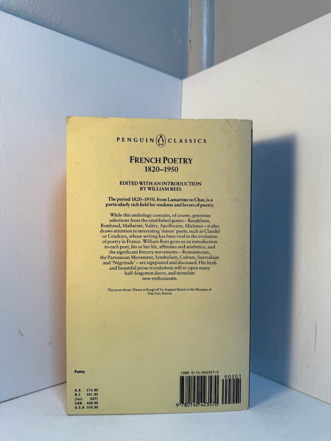 French Poetry 1820-1950