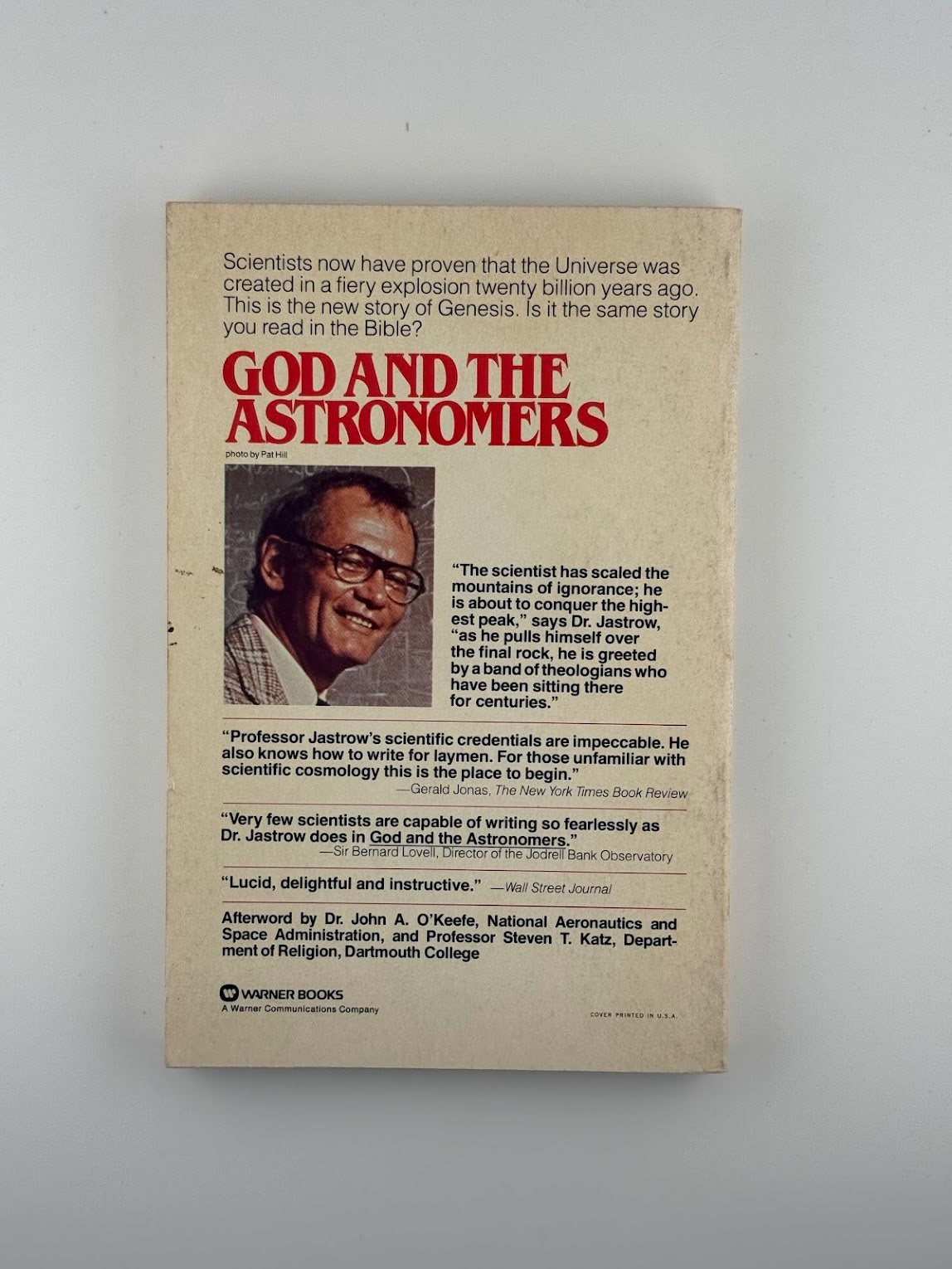 God and the Astronomers by Robert Jastrow