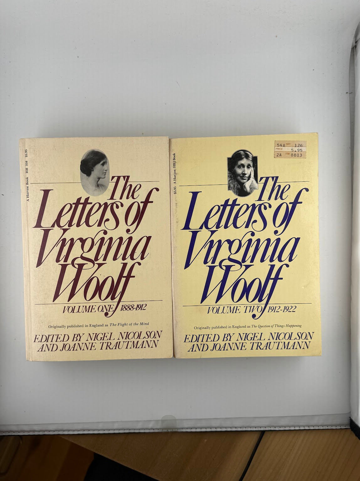 The Letters of Virginia Woolf Volume One and Two