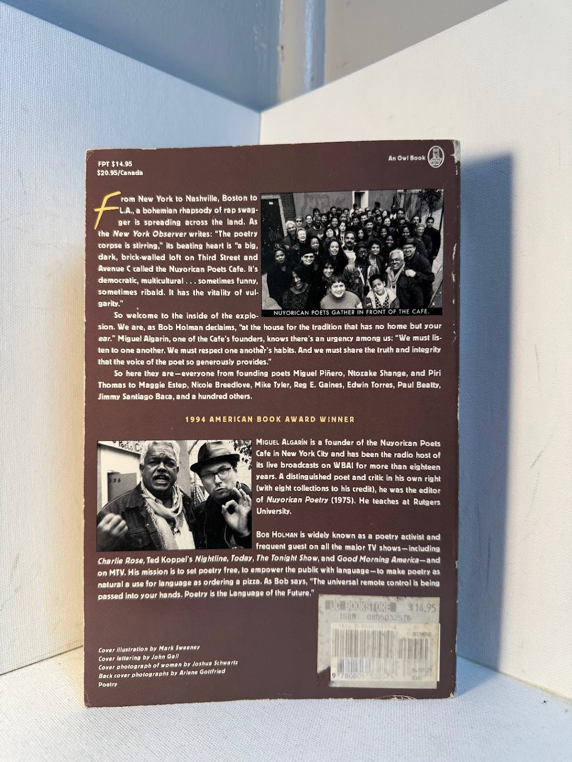 Aloud - Voices from the Nuyorican Poets Cafe edited by Miguel Algerian and Bob Holman