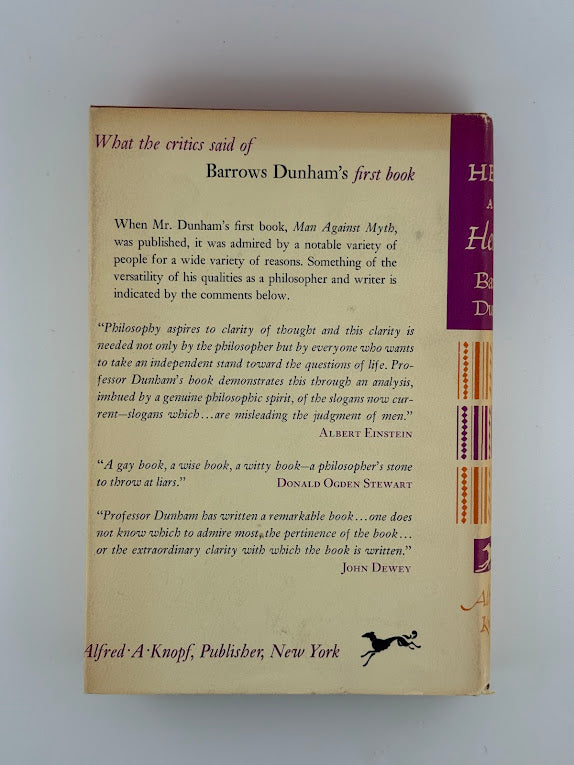 Heroes and Heretics - A Social History of Dissent by Barrows Dunham