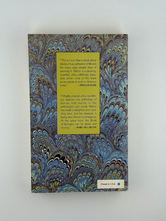 A Book of One's Own People and Their Diaries by Thomas Mallon