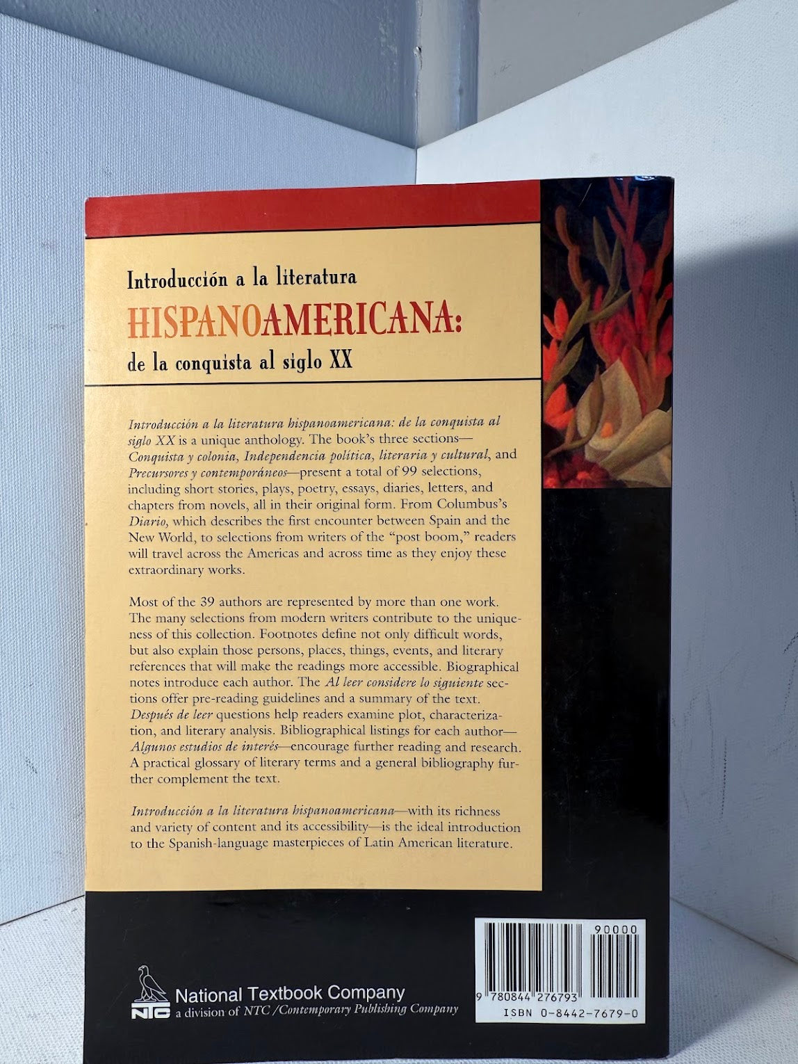 Introduction a la Literatura Hispano-Americana by Gladys M. Varona-Lacey