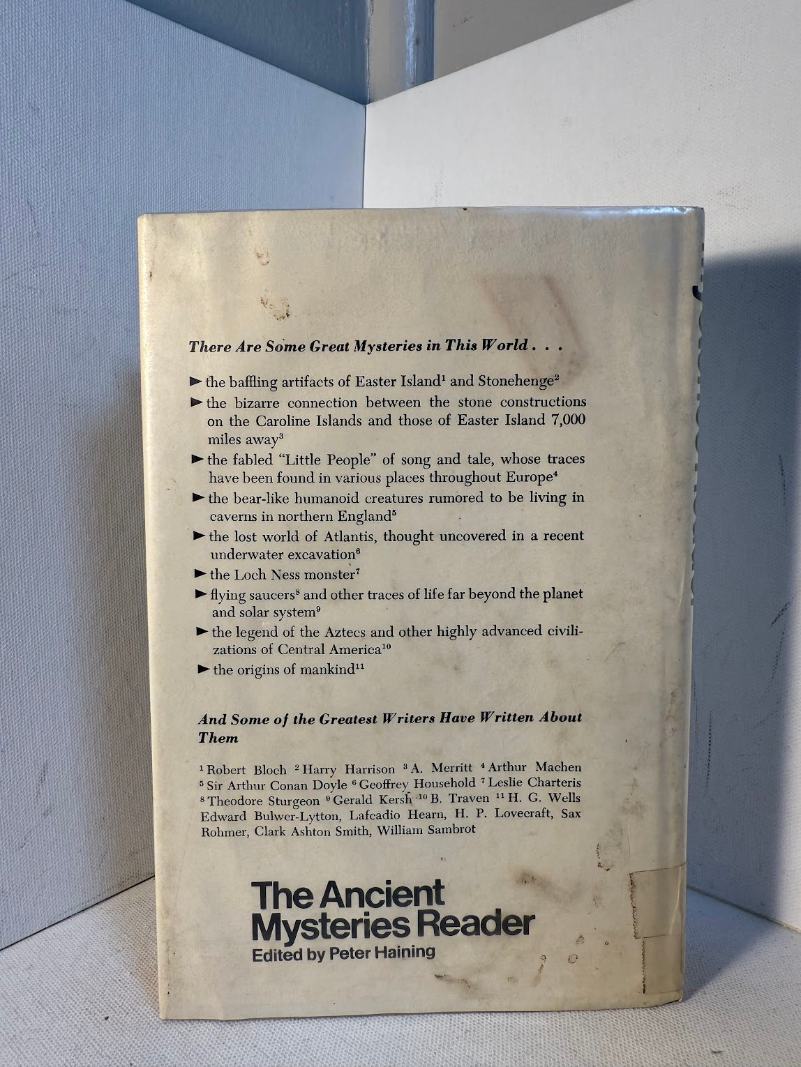 The Ancient Mysteries Reader edited by Peter Haining