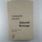 Selected Writings by Charles Olson