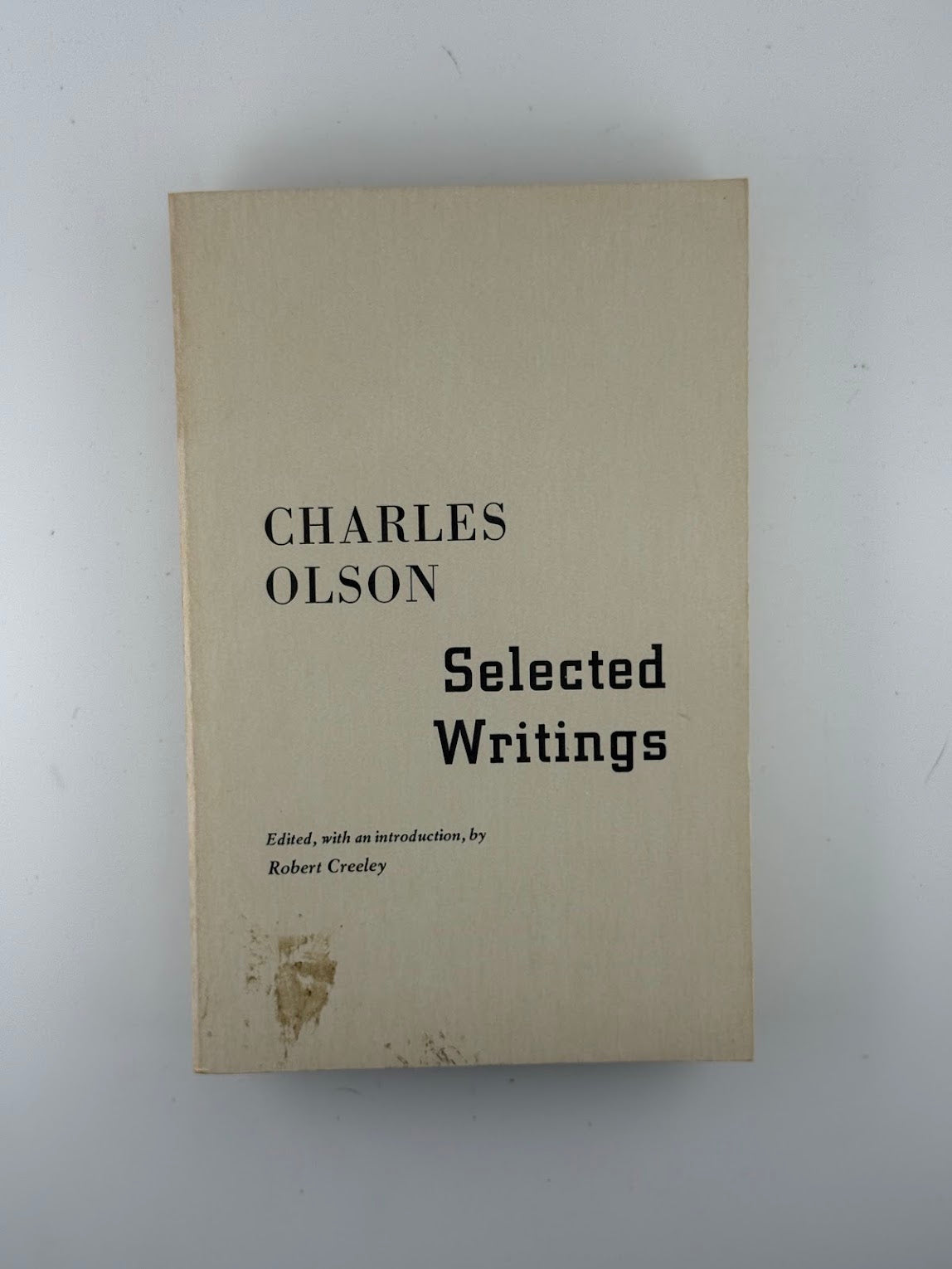 Selected Writings by Charles Olson