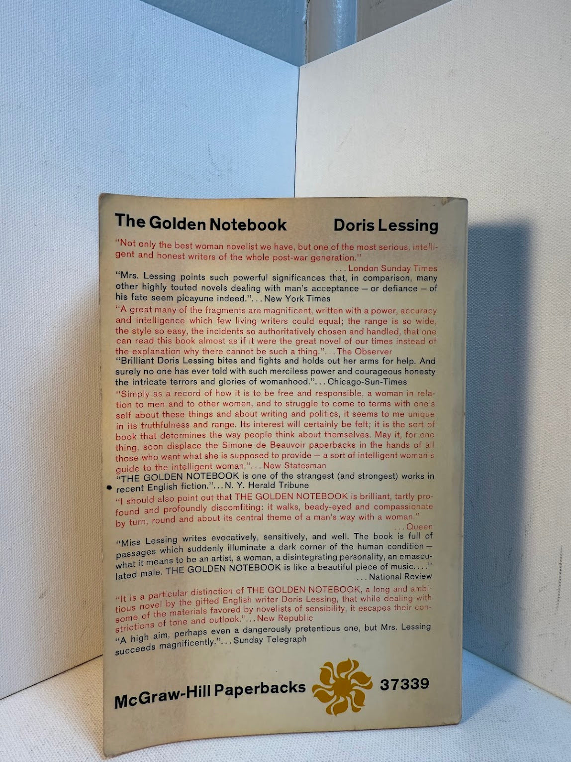 The Golden Notebook by Doris Lessing
