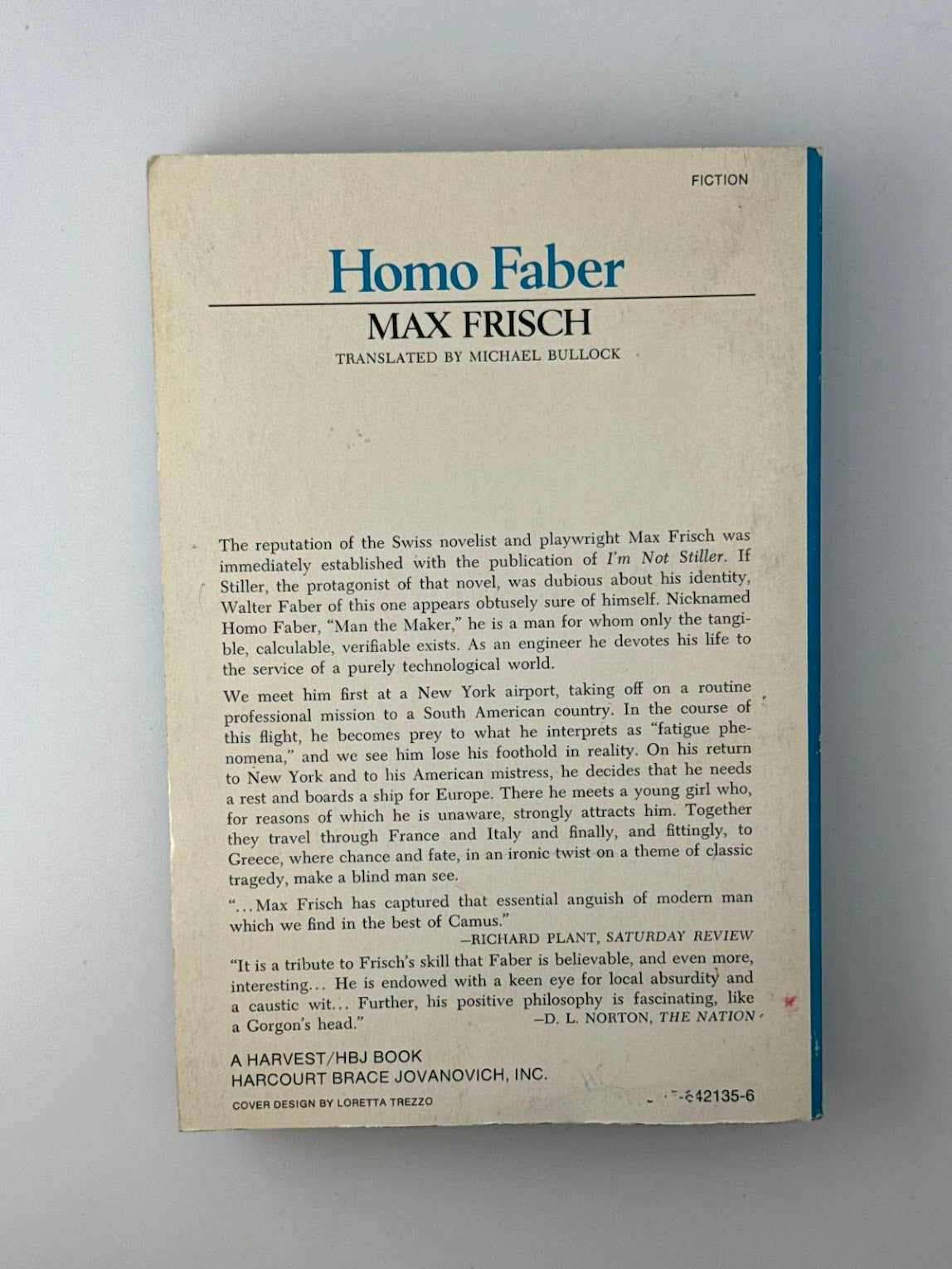 Homo Faber by Max Frisch