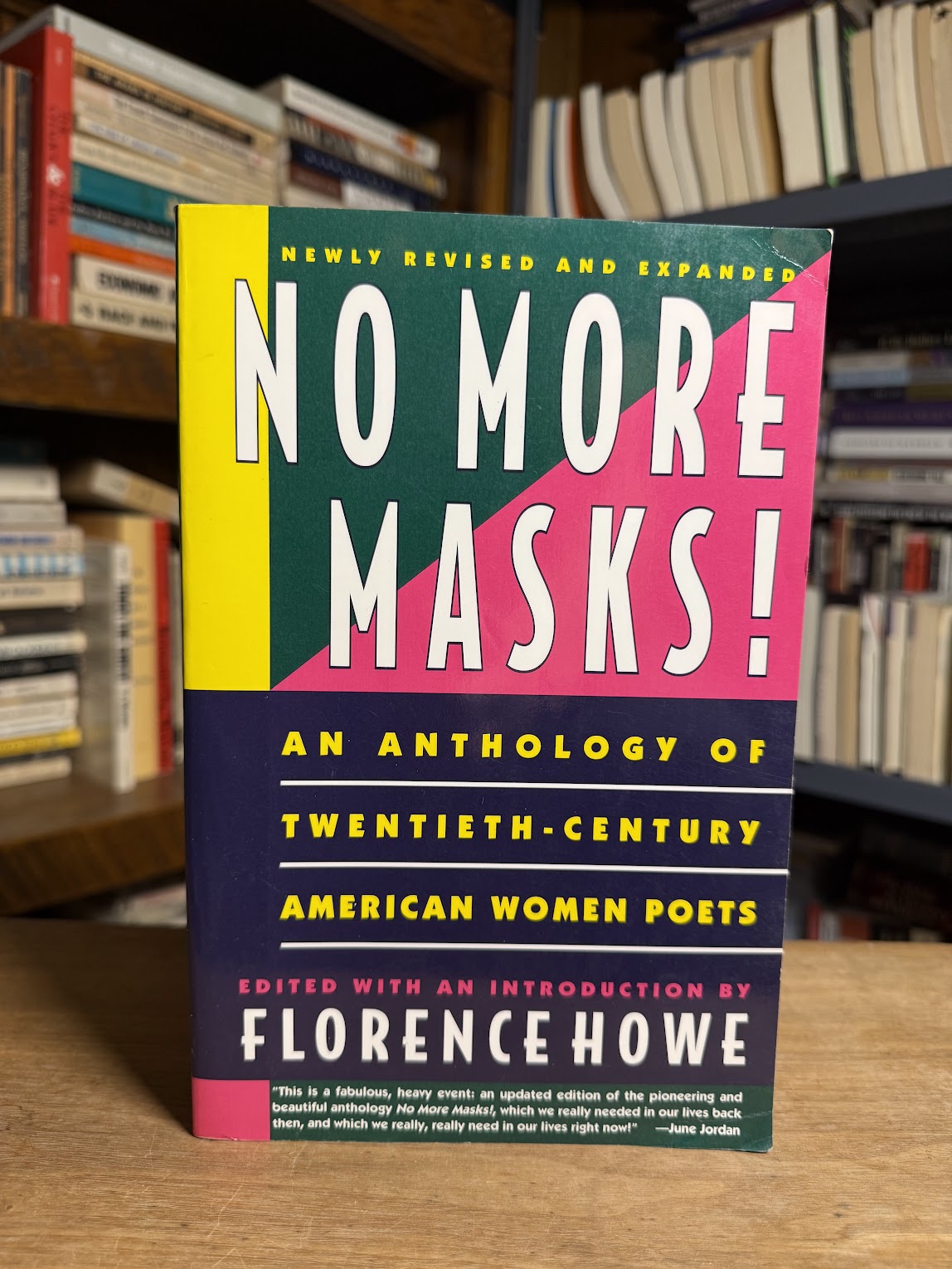 No More Masks! - An Anthology of Twentieth Century American Poets edited by Florence Howe