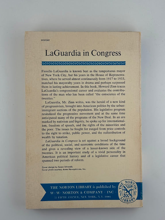 LaGuardia in Congress by Howard Zinn