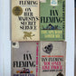 Lot of 4 vintage James Bond/Ian Fleming paperbacks