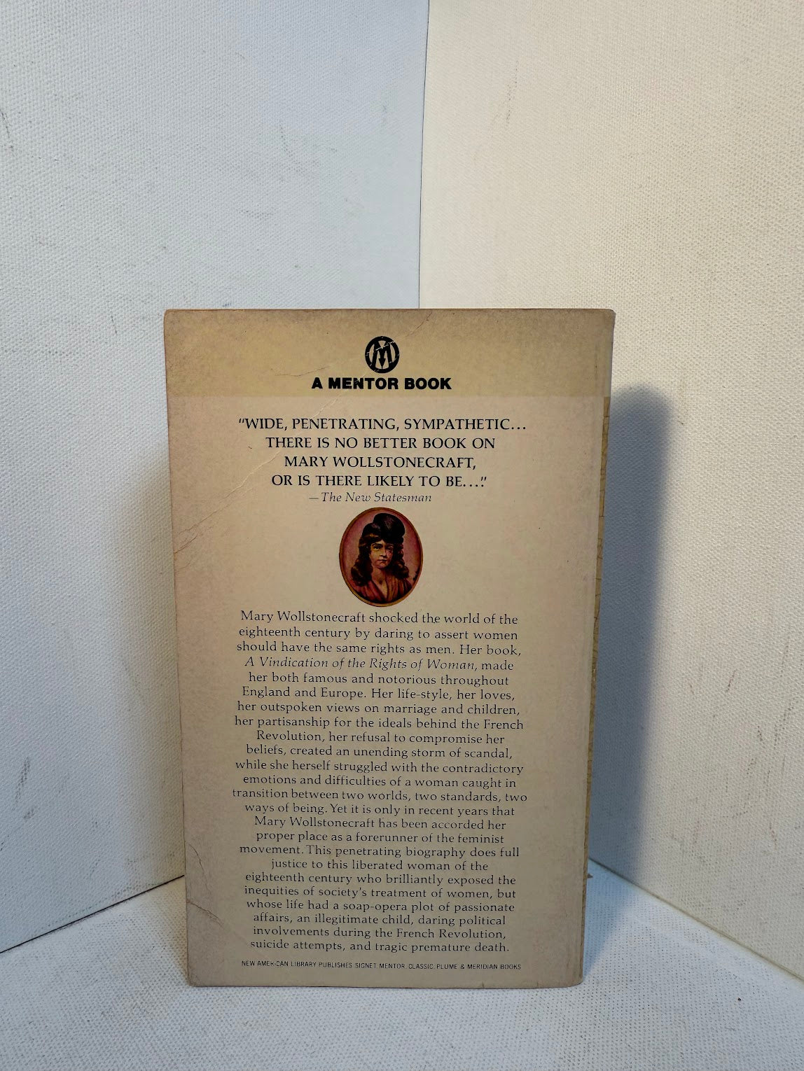 The Life and Death of Mary Wollstonecraft by Claire Tomalin