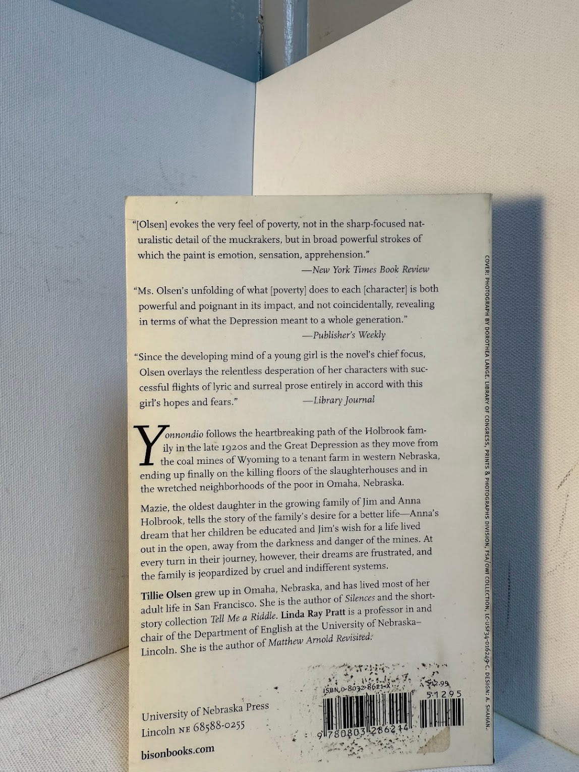 Yonnodio by Tillie Olsen