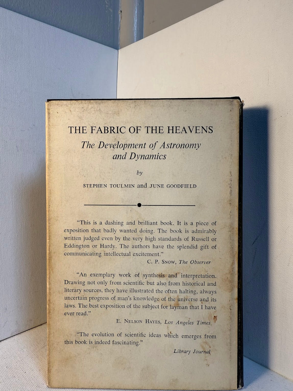 The Architecture of Matter by Stephen Toulmin and June Goodfield