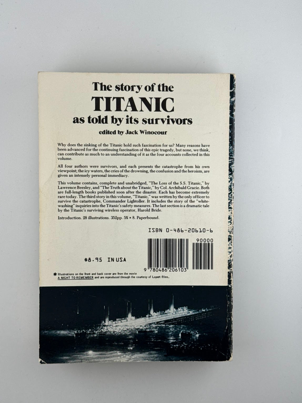 The Story of the Titanic as told by its survivors