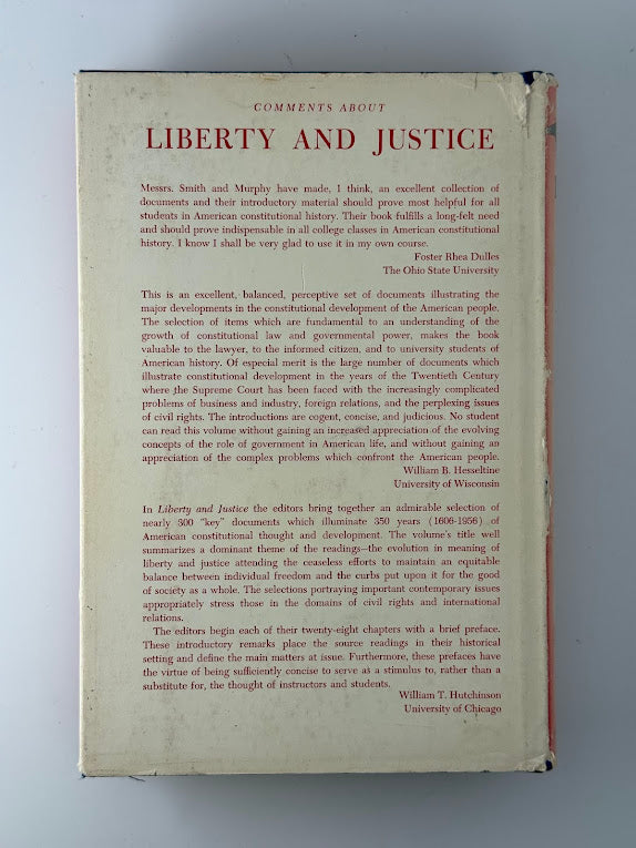 Liberty and Justice - A Historical Record of American Constitutional Development
