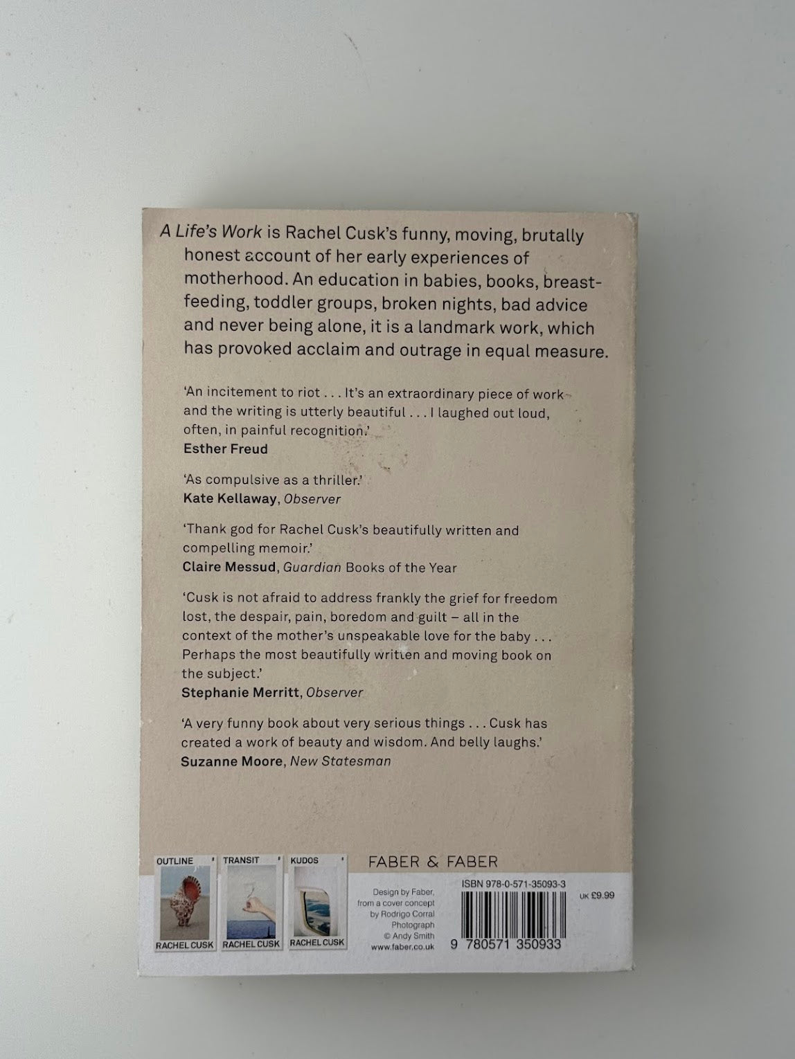 A Life's Work by Rachel Cusk