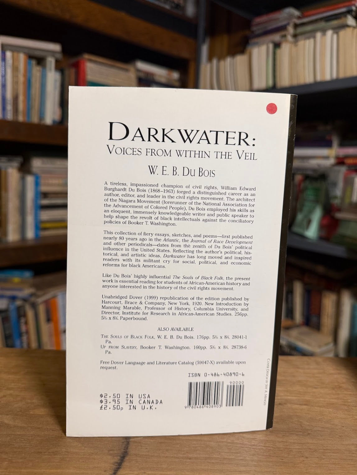 Darkwater: Voices from Within the Veil by W.E.B. Du Bois