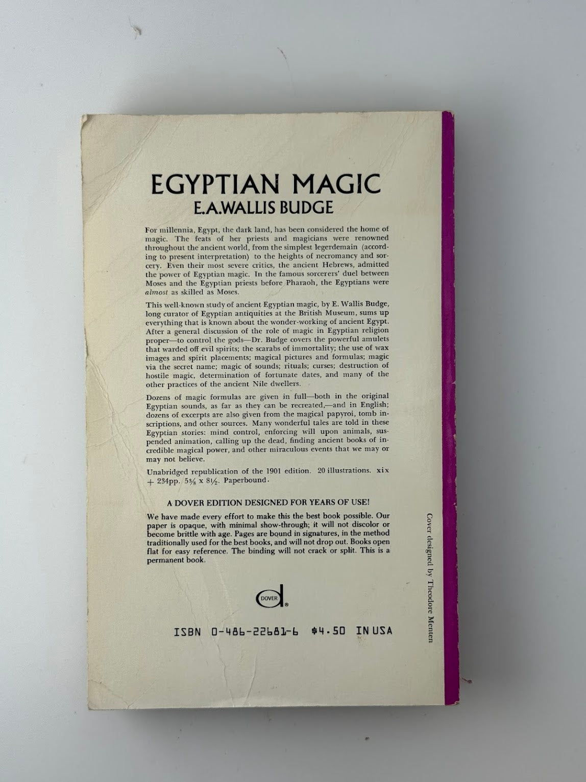 Egyptian Magic by E.A. Wallis Budge
