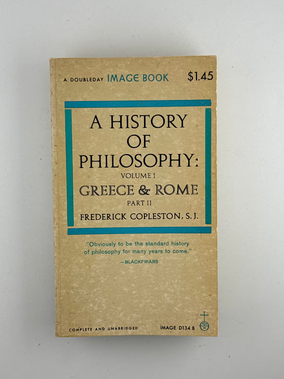 A History of Philosophy Volume 1