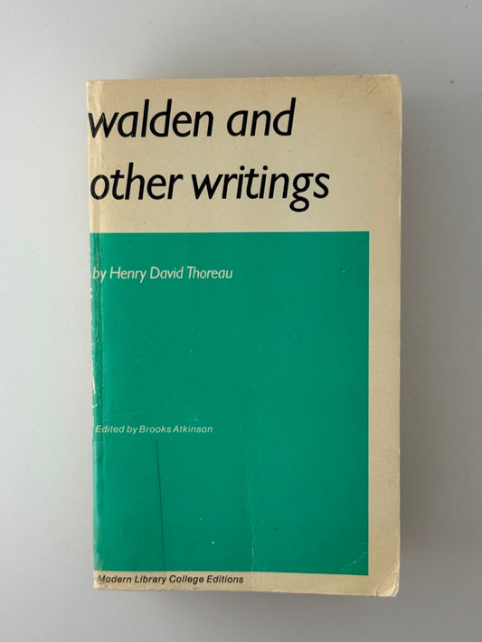 Walden and Other Writings by Henry David Thoreau