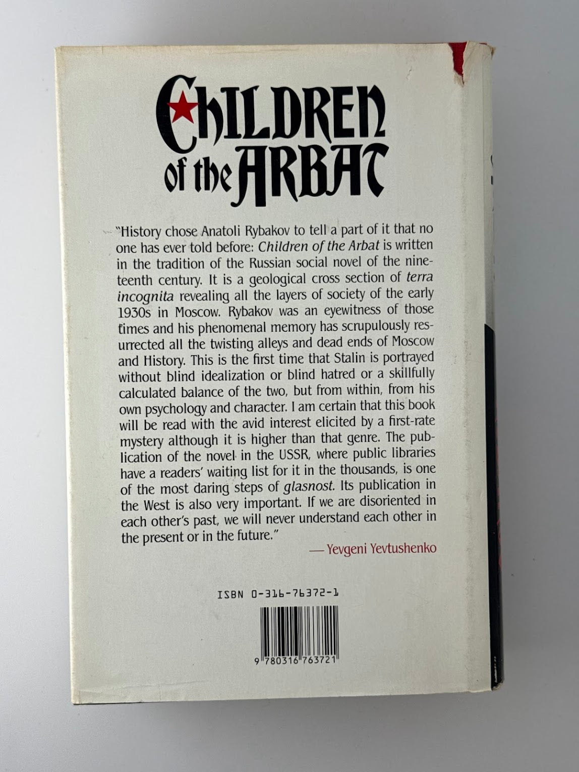 Children of the Arbat by Anatoli Rybakov
