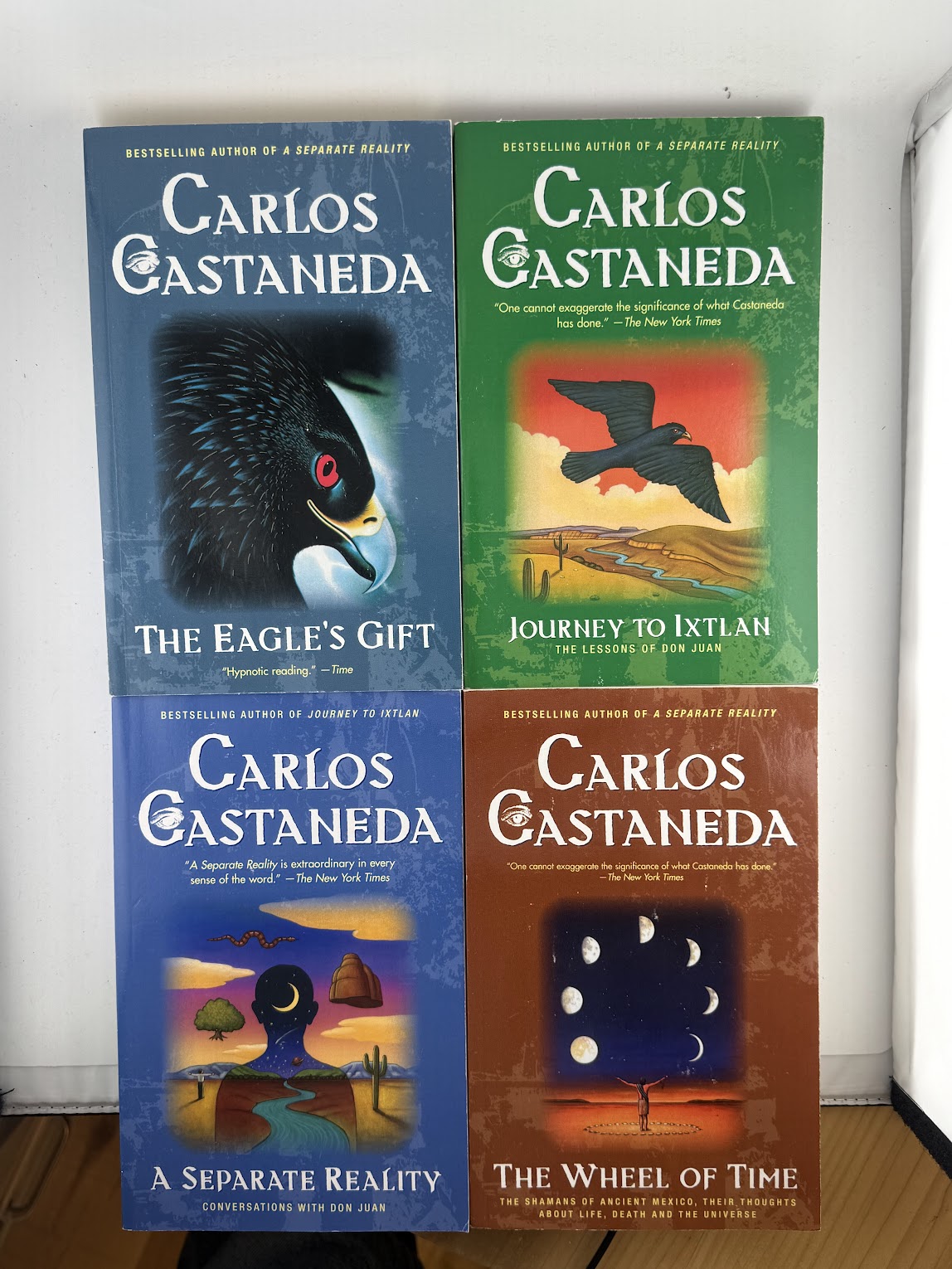 5 books by Carlos Castaneda