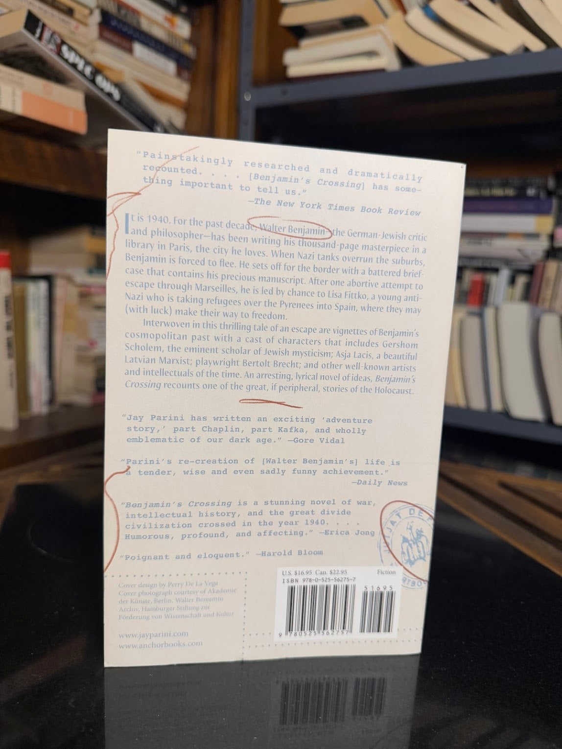 Benjamin's Crossing by Jay Parini