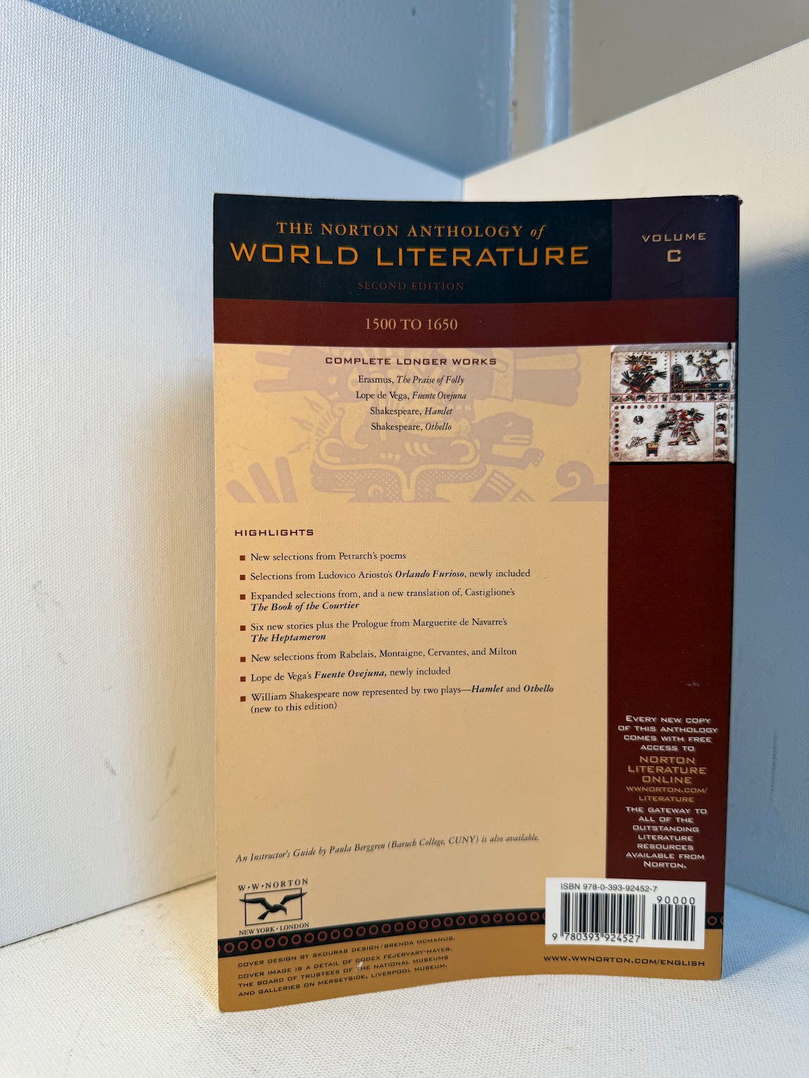 The Norton Anthology of World Literature Volume C 1500-1650