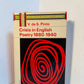 Crisis in English Poetry 1880-1940 by V. de S. Pinto