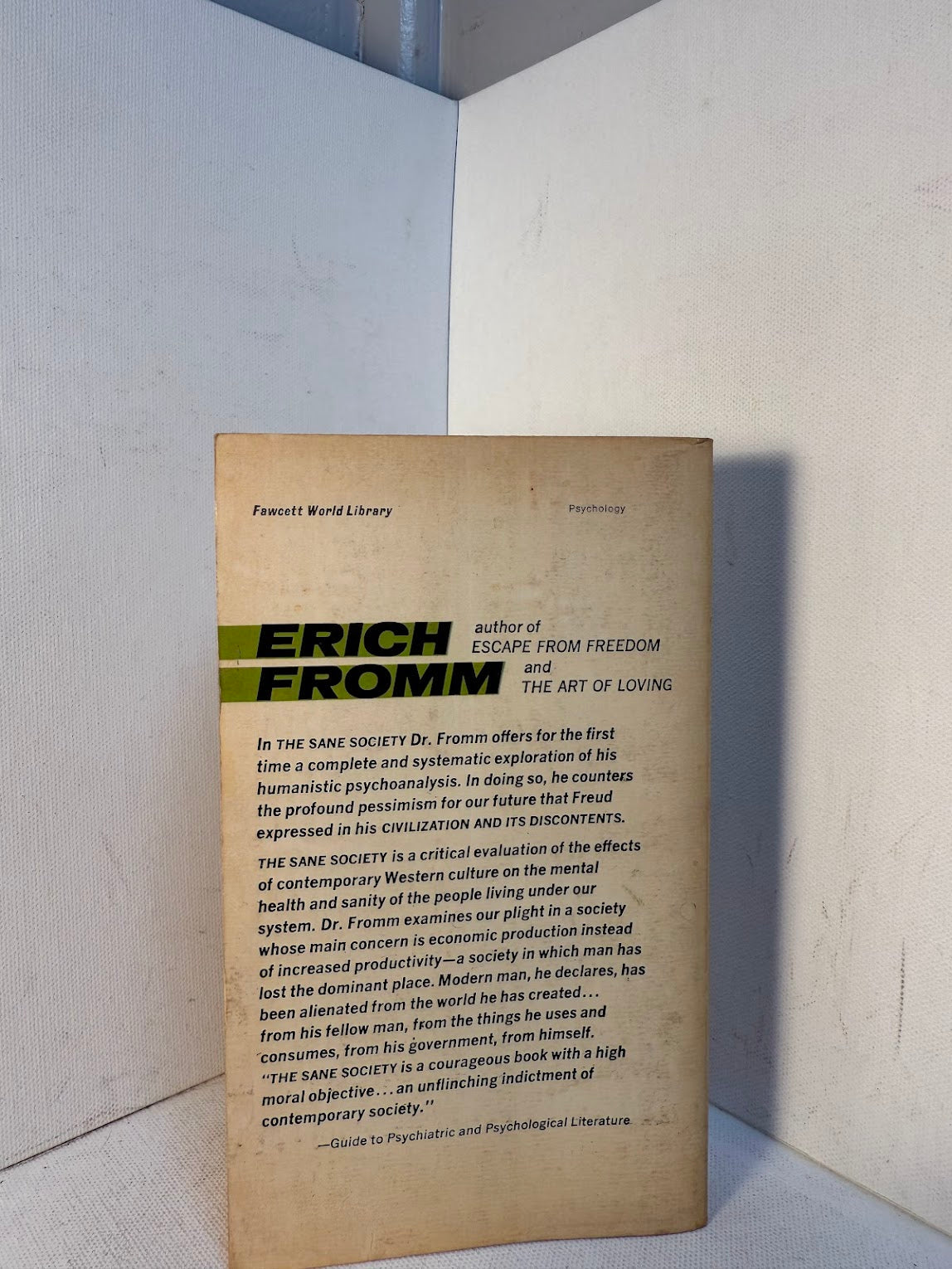 The Sane Society by Erich Fromm