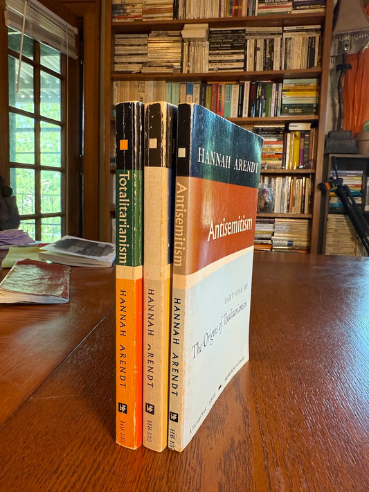 The Origins of Totalitarianism by Hannah Arendt 3 Volumes