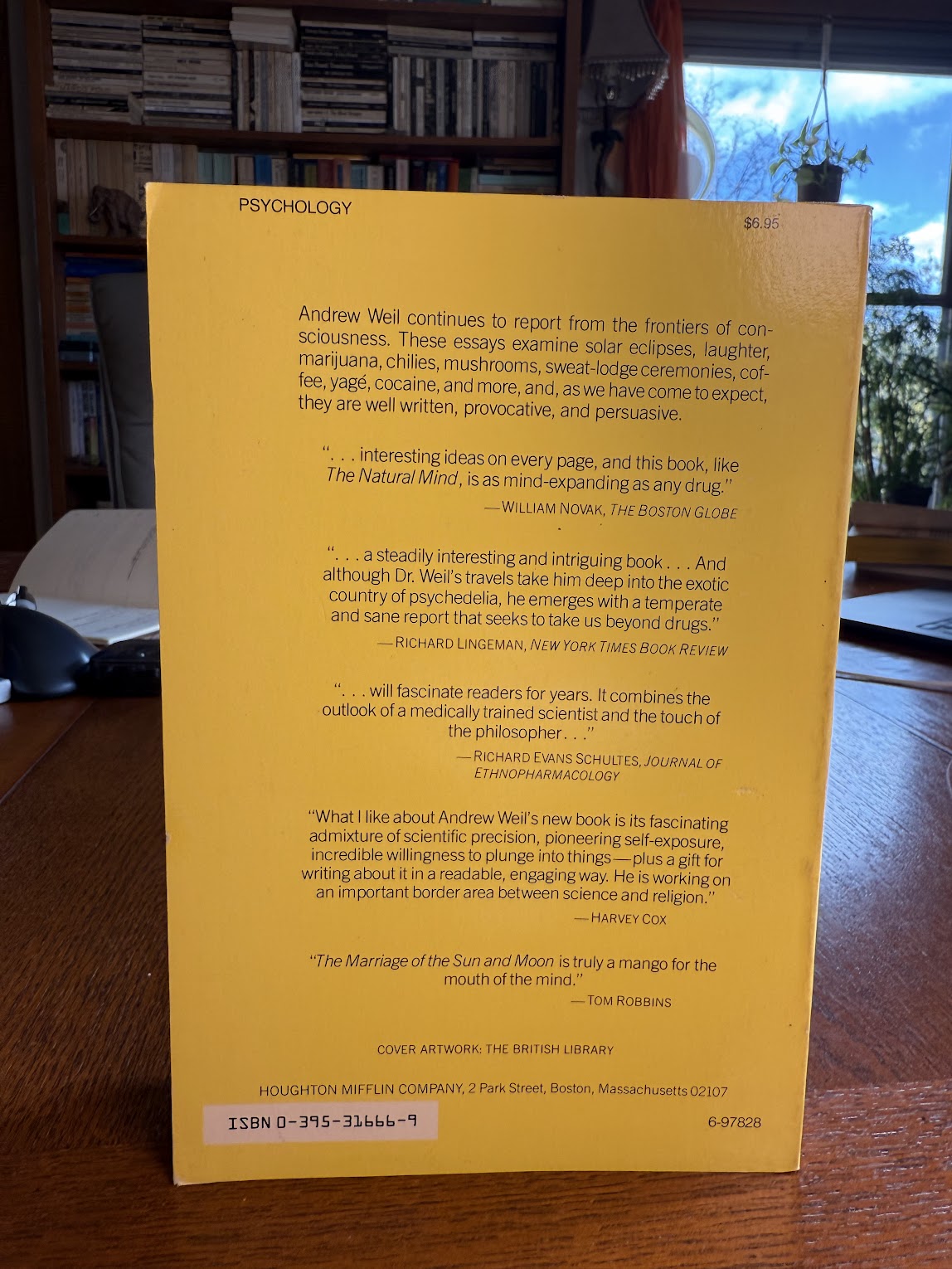 The Marriage of the Sun and Moon by Andrew Weil