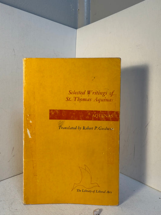 Selected Writings of St. Thomas Aquinas