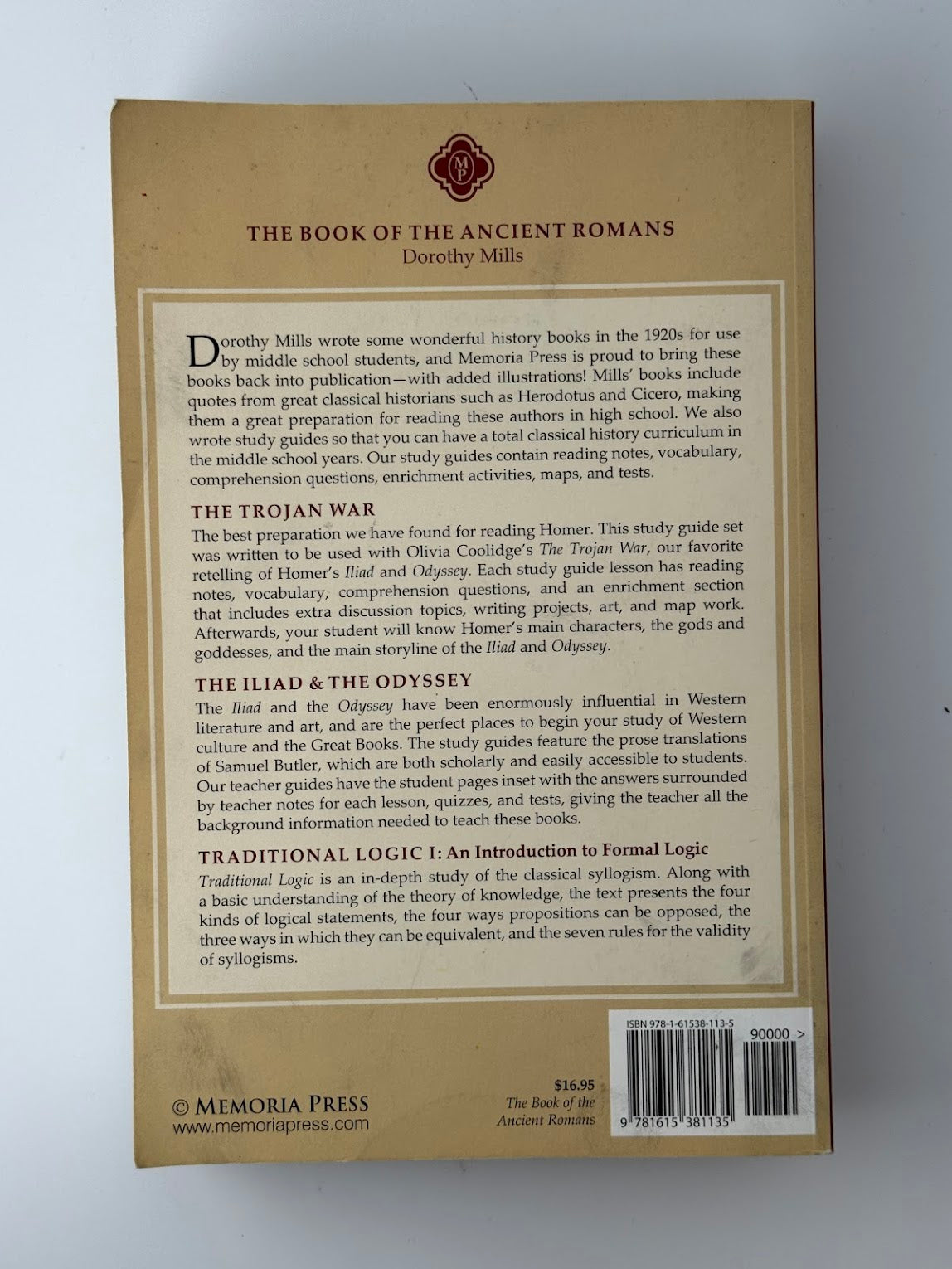 The Book of the Ancient Romans by Dorothy Mills