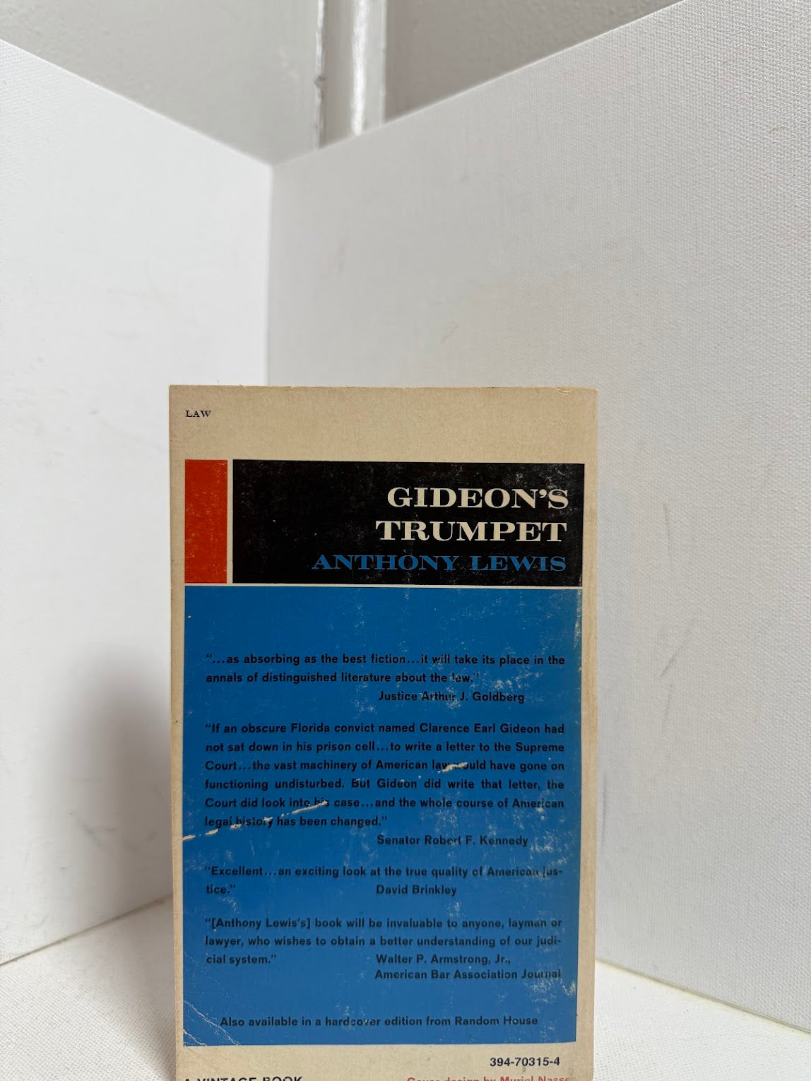Gideon's Trumpet by Anthony Lewis