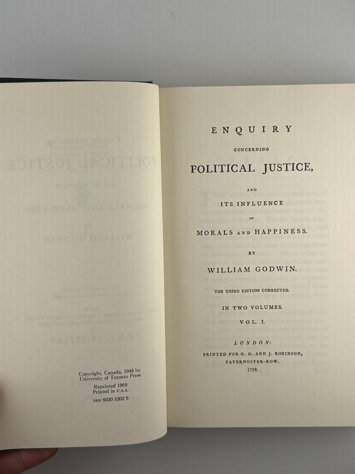 Enquiry Concerning Political Justice by William Godwin