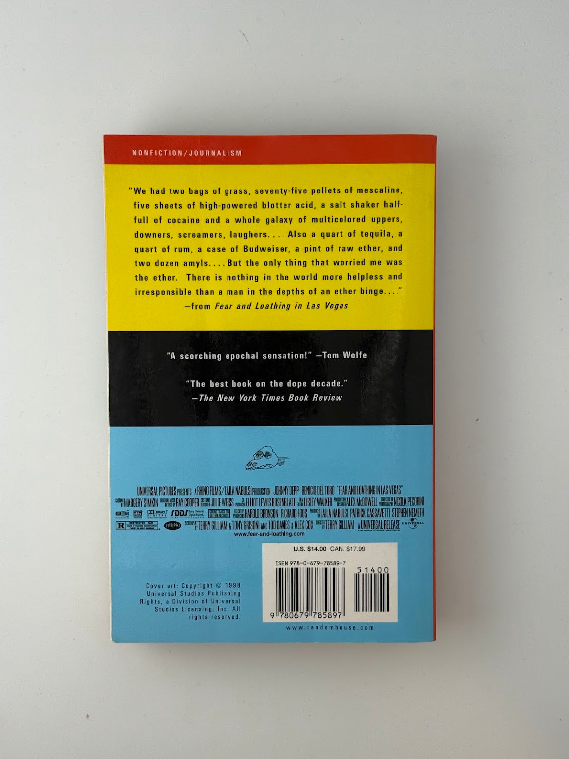 Fear and Loathing in Las Vegas by Hunter S. Thompson