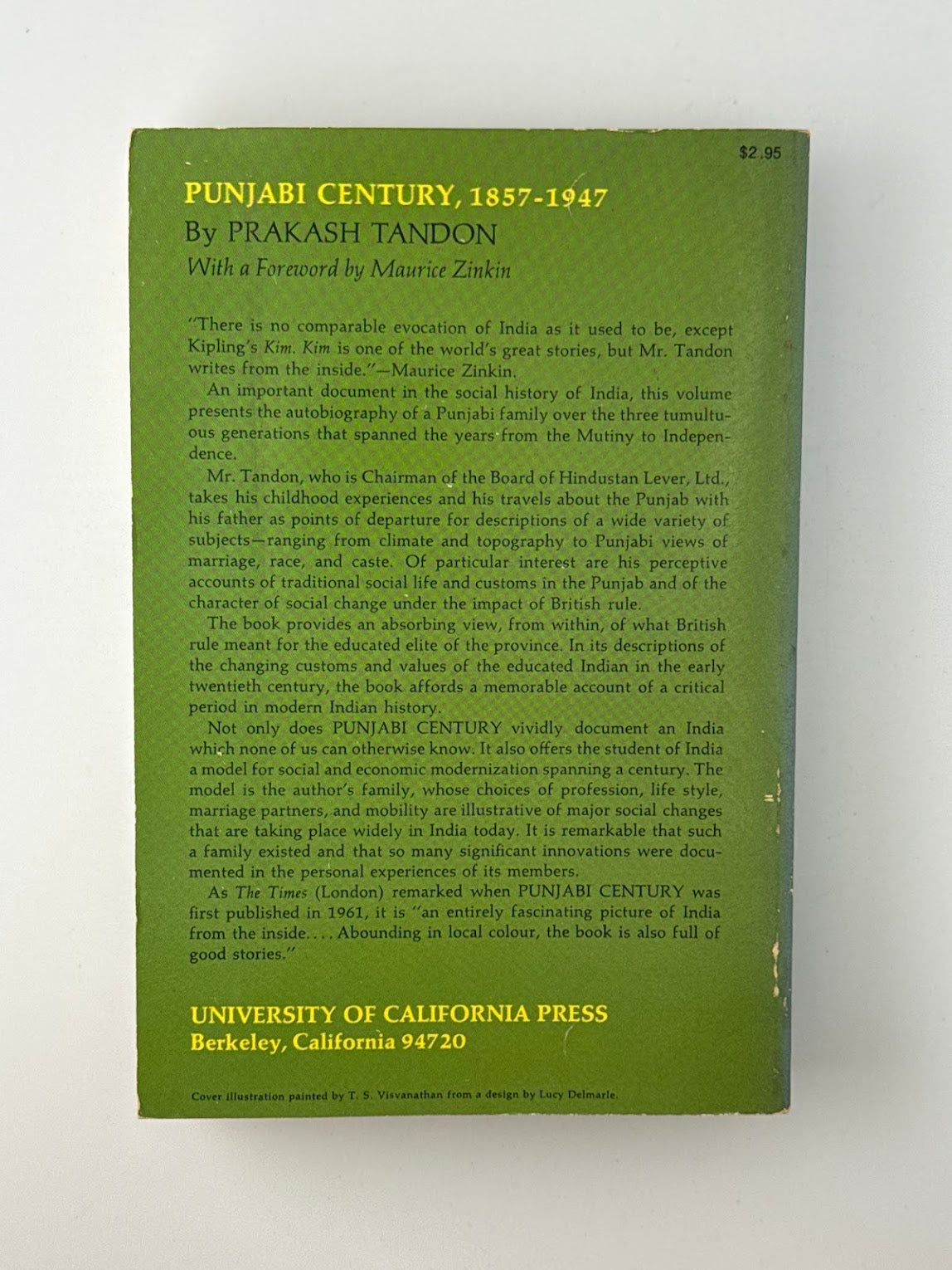 Punjabi Century by Prakash Tandon