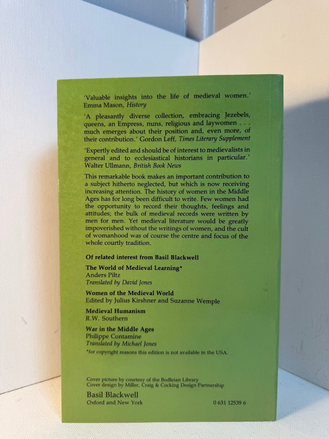 Medieval Women edited by Derek Baker