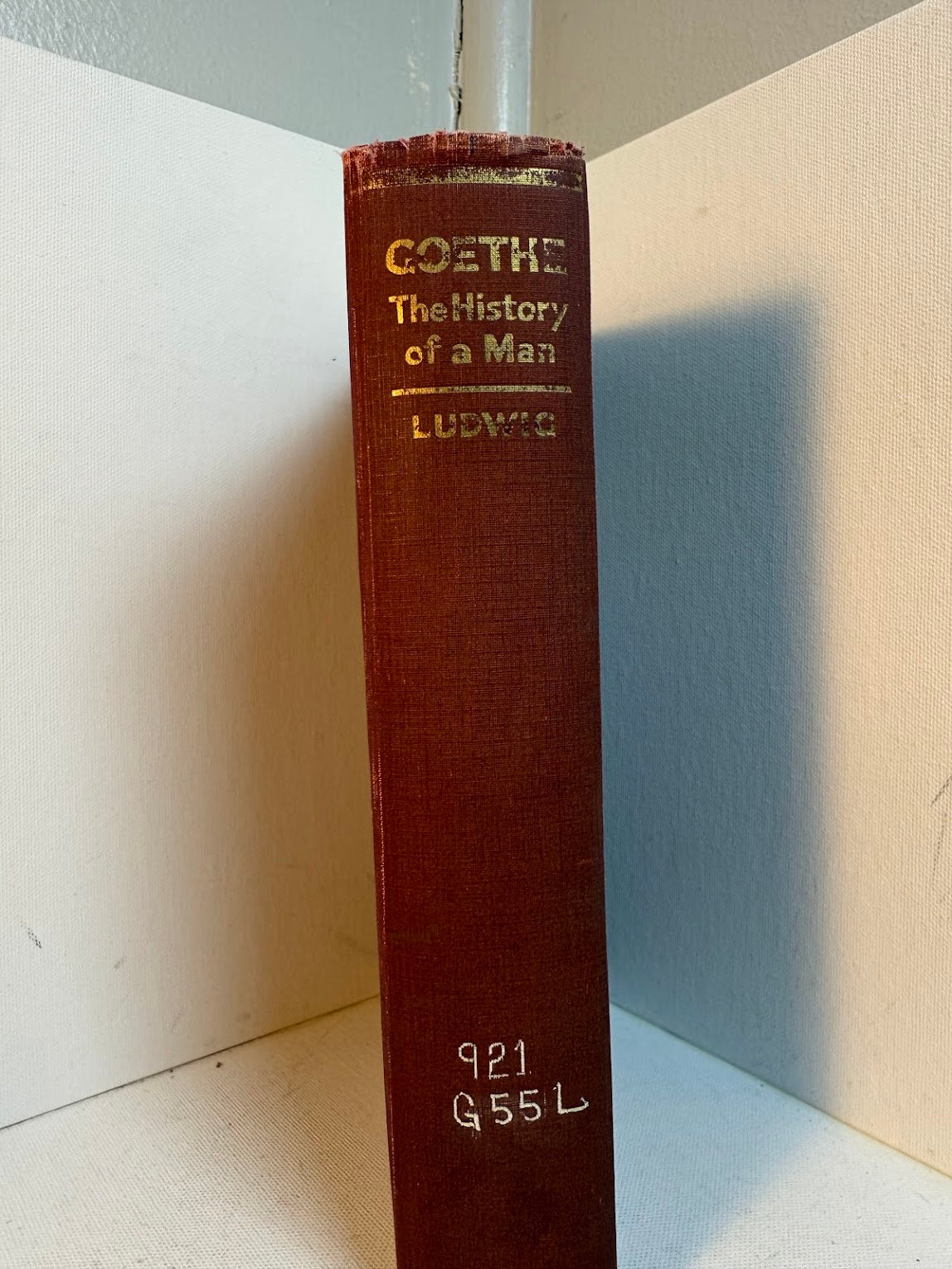 Goethe The History of a Man by Emil Ludwig